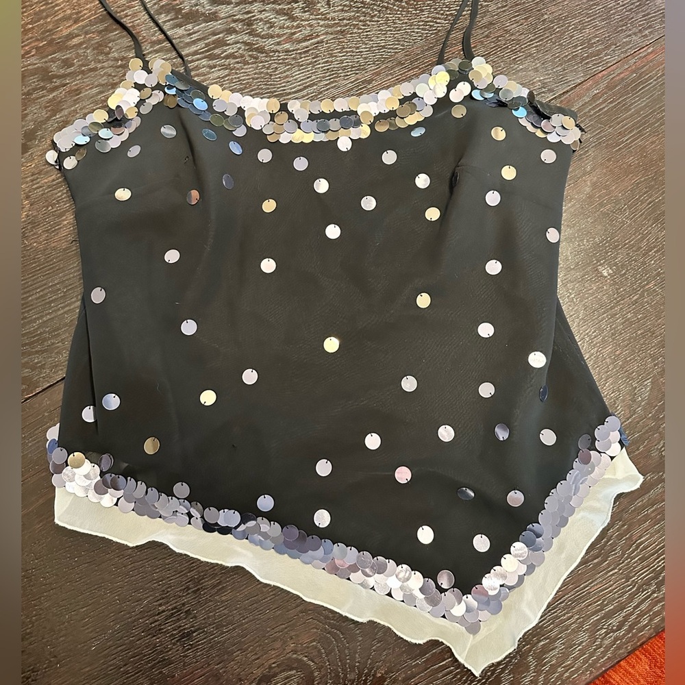 CACHET Sequin Top